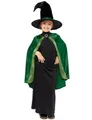Produktbild: Amscan Hexen-Kostüm Professor McGonagall Kostüm für Kinder - Grün, aus Harry Potter
