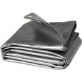 Produktbild: WOLTU Abdeckplane Wasserdicht 180 g/m² PE mit Ösen Grau 1,5x2 m