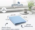 Produktbild: Goldbuch Leinen-Ringbuch Bella Vista himmelblau 4-Ringmechanik DIN A4