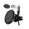 Produktbild: Uchwyt magnetyczny samochodowy na telefon do kratki Baseus C40141201113-00 czarn