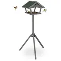 Produktbild: Relaxdays Vogelfutterhaus, Grau, Holz, Papier, 70x139x60 cm, Gartenzubehör, Gartenpflege, Vogelhäuser