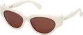 Produktbild: MaxMara MM0139 21E shiny white 55/15/140 Damen Sonnenbrillen