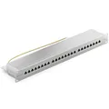 Produktbild: deleyCON CAT 6 Patchpanel Verteilerfeld 24 Port - Desktop 19