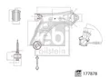 Produktbild: Febi Bilstein 178049 Bremssattel für AUDI SEAT SKODA VW Bremsanlage hinten links