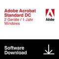 Produktbild: Adobe Acrobat Standard Win Software Vollversion (Download-Link)