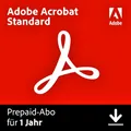 Produktbild: Adobe Acrobat Standard | 2 PC/MAC | 1 Jahr stets aktuell|Code per eMail|ESD