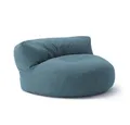 Produktbild: Lumaland Sitzsack Round Sofa Sitzkissen Bean Bag Couch Lounge, inkl. Rückenlehne In-& Outdoor 90x90x50cm