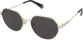 Produktbild: Polaroid PLD 6236/S/X GOLD BLACK/ GREY POLARIZED 54/18/145 Uni Sonnenbrillen