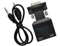 Produktbild: VGA auf HDMI Adapter 1080P HDTV mit Audio Übertragung Konverter 3,5mm Audioansch