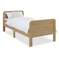 Produktbild: Homestyle4u Komfortbett Bett Senioren Seniorenbett 100x200 Komforthöhe Natur Holz erhöhter Einstieg extra hoch