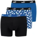 Produktbild: PUMA Boxer Everyday Comfort Cotton Stretch (3-St) mit umlaufendem Markenschriftzug bunt S