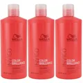 Produktbild: Wella Invigo Color Brilliance 3 x 500 ml Shampoo für feines/normales Haar Set