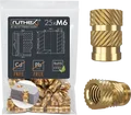 Produktbild: RX-M6X12,7 - 3D Druck, Gewindeeinsätze, M6x12,7, 25 Stück