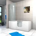 Produktbild: Seniorendusche und Wanne mit Whirlpool S12D-AIR-R Dusche 85x170cm