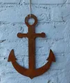 Produktbild: Stabiler Anker maritime Wand-Deko Eisen massiv Rost Meer Küste 30 cm