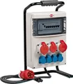 Produktbild: Brennenstuhl Tragbarer Stromverteiler / Baustromverteiler, 2x32A + 1x16A CEE-Steckdosen, 2m Kabel, für Baustelleinsatz und ständigen Einsatz im Freien