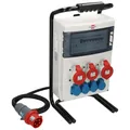 Produktbild: Brennenstuhl Tragbarer Stromverteiler (2x32A + 1x16A CEE-Steckdosen, 2m Kabel, für den ständigen Einsatz im Freien, mit FI-Personenschutz, Made in Germany)