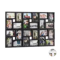 Produktbild: relaxdays Collage-Bilderrahmen schwarz 86,0 x 57,0 cm, 1 St.