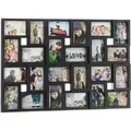 Produktbild: Relaxdays - Xxl Bilderrahmen Collagen Für 24 Bilder In 10 X 15, Hoch- Oder Querformat, Kunststoff, Hxb 57 X 86 Cm, Schwarz