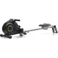 Produktbild: Zipro Nix Rudergerät klappbar für zuhause,leises & wartungsfreies Magnetbremssystem, Heim-Magnetfahrrad, kugelgelagerter Rudersitz, Trainingscomputer, schwarz, 6299217