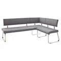 Produktbild: Robas Lund Esszimmerbank Eckbank mit Rückenlehne, Grau, 200x150
