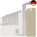 Produktbild: 4smile Türhaken zum Einhängen Innenseite – 10 Stück Edelstahl Kleiderhaken für T