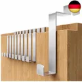 Produktbild: 4smile Türhaken - 10er Set, Edelstahl - Türhaken zum Einhängen Innenseite, Fa
