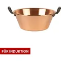 Produktbild: Cuisine Romefort | Kupfer Marmeladentopf für Induktion Ø 26,5 cm - 3 Liter Inhalt | Griffe aus Gusseisen | Kupfertopf zum Kochen von Marmelade