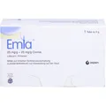 Produktbild: EMLA 25 mg/g + 25 mg/g Creme + 2 Tegaderm Pfl. 5 g