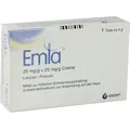 Produktbild: Emla 25 mg/g + 25 mg/g Creme + 2 Tegaderm Pfl. 5 g