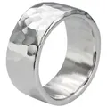 Produktbild: SILBERMOOS Silberring Extra massiver Schmiedering, 925 Sterling Silber silberfarben 60