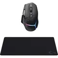 Produktbild: Bundle G502 X Gaming-Maus, Schwarz + Logitech G240 Gaming-Mauspad aus Stoff, Schwarz - Schwarz