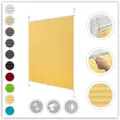 Produktbild: LICHTBLICK ORIGINAL Plissee Klemmfix, Lichtschutz, ohne Bohren, verspannt, Klemmfix, Faltenstore