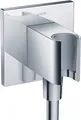 Produktbild: hansgrohe AXOR ShowerSolutions FixFit Portereinheit Square, 36734000, Farbe:
