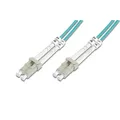 Produktbild: DIGITUS Professional LWL Multimode OM 3 Patchkabel LC/LC Duplex 3 m türkis