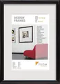 Produktbild: Kunststoff Bilderrahmen Design Frames schwarz, 70 x 100 cm