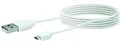 Produktbild: Schwaiger LK200M 532 Micro-USB Sync/Ladekabel (2 m) weiß
