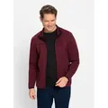 Produktbild: Strickfleecejacke CATAMARAN, Herren, Gr. 44/46, rot (bordeaux, meliert), 100% Polyester, meliert, Jacken