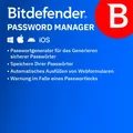 Produktbild: Bitdefender Password Manager (SecurePass)  1 Konto 1 Jahr ESD Lizenz License Key