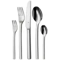 Produktbild: WMF Tavira Besteckset 6 Personen, 30 teilig, Monobloc-Messer, Cromargan Edelstahl poliert, glänzend, spülmaschinengeeignet
