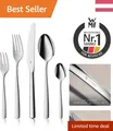 Produktbild: Elegantes 30-teiliges WMF Boston Besteckset für 6 Personen - Rostfrei, Spülma...