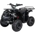 Produktbild: Elektro Kinderquad S-8 Farmer | 1000 Watt - Midi Quad - 2 Geschwindigkeiten - Bis 20 km/h - ATV Pocket Quad - Kinder ab 8 Jahren - Bis 82 kg (Schwarz) - Schwarz