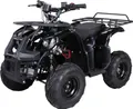 Produktbild: Elektro Kinderquad S-8 Farmer | 1000 Watt - Midi Quad - 2 Stufen drosselbar - Bis 20 km/h - ATV Pocket Quad - Offroad & Onroad - Bis 82 kg (Schwarz)