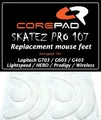 Produktbild: Corepad Skatez - PRO 107 - Logitech G703 Lightspeed / G603 Lightspeed / G403 Prodigy / G403 Prodigy Wireless - Ersatz Mausfüße Replacement Mouse Feet