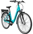 Produktbild: Zündapp Z600 City E Bike Damen 28 Zoll Elektrofahrrad 7 Gang Nabenschaltung 150 - 165 cm Elektro Damenfahrrad türkisblau