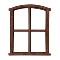 Produktbild: zeitzone Stallfenster Eisenfenster Gusseisen Antik-Stil Rostig Fensterrahmen Vintage 49cm