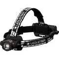 Produktbild: Ledlenser H7R Signature Stirnlampe schwarz, 1200 Lumen max, bis 260 m Leuchtweite, 259g, bis 65 Std Laufzeit, IP67, mit Akku