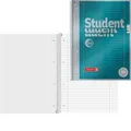 Produktbild: Brunnen Collegeblock Student Premium 1067174, A4, Innen- und Außenrand, 90 g/m², liniert und kariert
