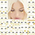 Produktbild: 23 Blätter Temporäre Tattoos, Wasserdichte Metallic Tätowierung, Gold Flash Makeup Aufkleber Gesicht Tattoo, Schimmer Glitter Designs Tattoo Stickers für Frauen Teenager Mädchen Körperkunst