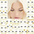 Produktbild: 23 Blätter Temporäre Tattoos Wasserdichte Metallic Tätowierung Gold Flash Mak...